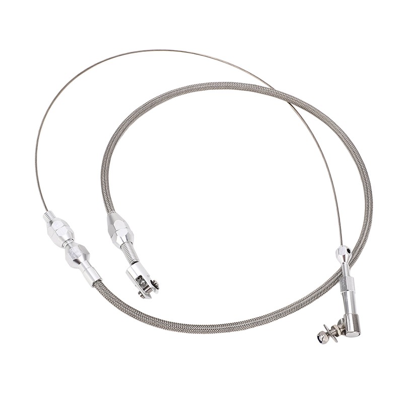 24in Throttle Cable Stainless Steel Flexible Easy Installation Throttle Wire