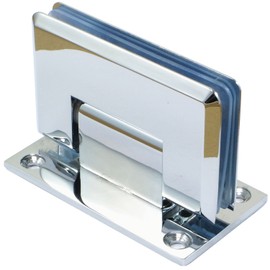 Di Vapor (R) 90 Degree Wall Mounted Shower Door Glass Hinge | Chrome Plated | Do