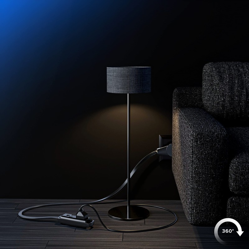 Maximm - Cable de extensión Plano Giratorio de 360 Grados,