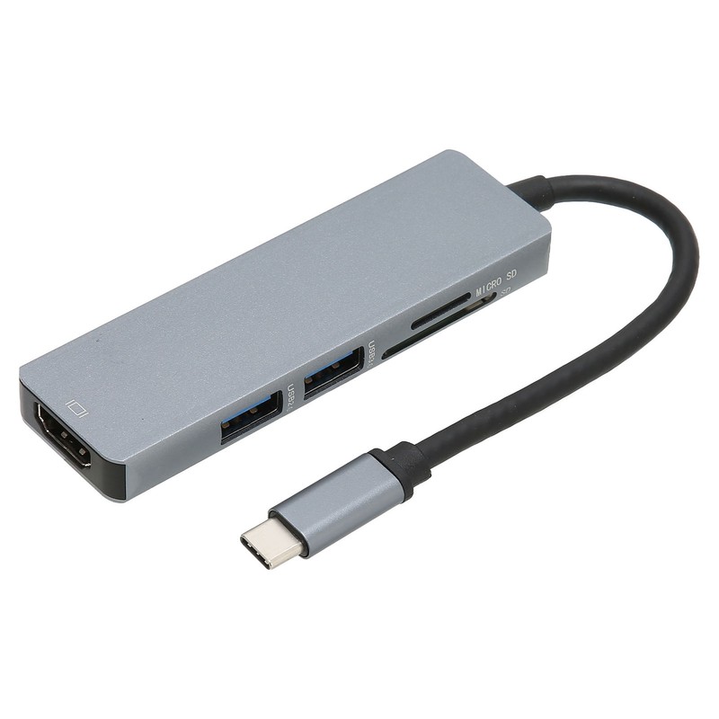 5 in 1 USB C Hub 5Gbps Transfer Ultra HD