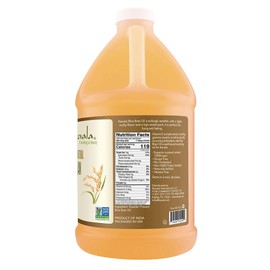 Kevala Rice Bran Oil, 1/2 Gallon, Premium Natural, Expeller Pressed