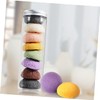 SAFIGLE 8pcs Natural Sponge Facial Cleansing Puff Scrubber Face Washers