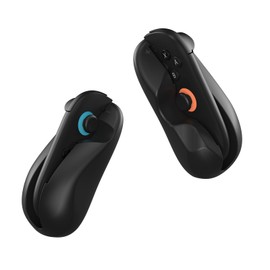 Gaming Controller Mouse Adapter for Switch 2,Ergonomic Design, Place-and-Play Setup, Blue and Orange,2-Pack (Black A)