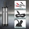 COROTC 12V Fuel Transfer Pump, Mini Portable Stainless Steel On/Off