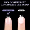 Gelike EC Extra Short Soft Gel Nail Tips Kit for