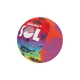 Sunflex x Waboba SOL Ball, Water Ball, Bounce on the Water, Soft and Grippy, Colour Changing in the Sun, Splash for Children and Adults, Waterproof, Any Type of Water (Red Palm Leaves)
