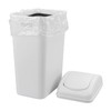 Buyitt Plastic Swing Bin Trash Bin, Waste Bin with Lid,