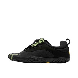 Vibram Women's FiveFingers V-Run Retro, Black/Green/Black, 39 EU / 8-8.5 US