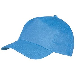 eBuyGB Baseball Cap 100% Cotton Unisex Mens Womens Adjustable Adults Summer Classic Sports 5 Panel Sports Hat - Light Blue