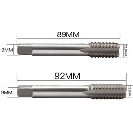 MOVKZACV Tap and Tap 2 Pieces Tap Tap for Right and Left Hand Bicycle Crank Cleaning Tool Pedal Bushing Bicycle Crank Repair Tool