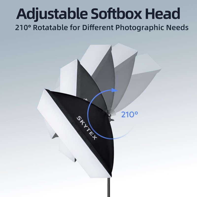 Skytex Softbox Lighting Kit 2Pack, 20x28in Soft Box | 135W