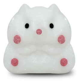 Taba Squishy Handmade Hamster Toys Squeeze Toys for Kids Stress Relief Squishies for Kids Party Favors Kawaii Fidget Toys Fidget Toys Adults (White)