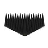 Black Coconut Charcoal Incense Cones 2" TOPFLOW - 60 Pack