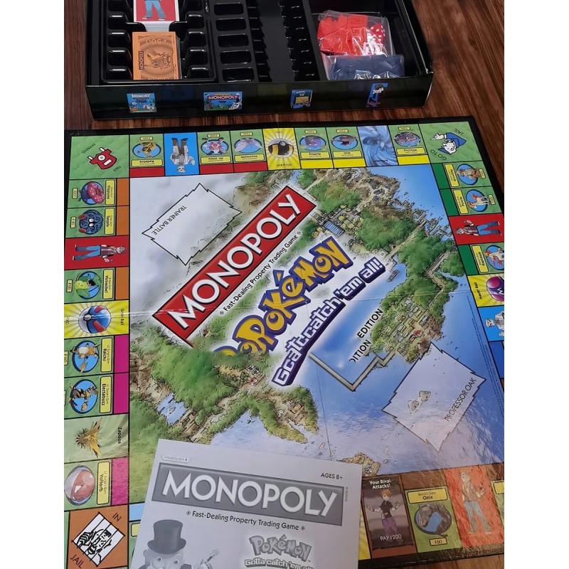 Monopoly Juego De Mesa - Pokémon Kanto Edition