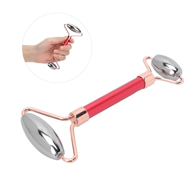 Face Roller Terahertz Power Stone Facial Beauty Roller Massager Gua