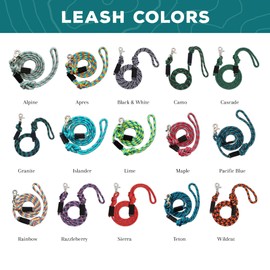 Wilderdog Climbing Rope Quick Clip Dog Leash - 5 ft - Islander