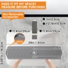 COBETE Kitchen Sink Splash Guard, 24in Faucet Mat Splash Catcher,
