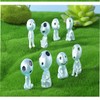 LUYING Ghibli Goods, Wooden Elf Figurine, Garden Accessory Luminous Micro