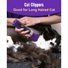 oneisall Cat Grooming Clippers for Matted Long Hair, 5-Speed Cat