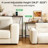 76.9" Narrow Console Table with Power Outlet for Living Room
