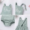 Odizli Baby Girl Boy 1st Birthday Outfit Summer Sleeveless Corduroy