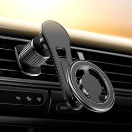 CGEAMDY Magnetische Auto Handyhalterung, Magnetische Handyhalter 360° Drehung Für Smartphones, Stärkster Auto Handyhalterung Magnetisch Air Vent Clip Mount(Schwarz)