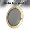 X AUTOHAUX 5'' Gold Tone Car Audio Speaker Cover Mesh