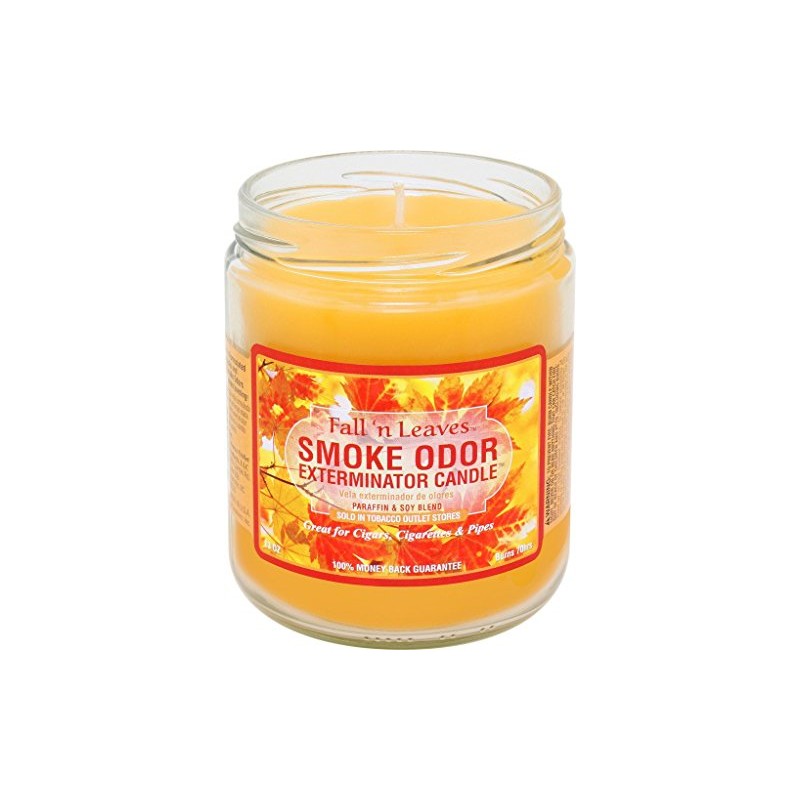 Smoke Odor Exterminator 13oz Jar Candles (Fall N Leaves, 1)