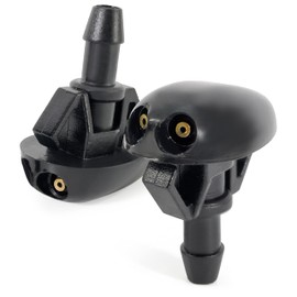 Click&Fit Adjustable Windscreen Washer Nozzles Compatible with Isuzu D-MAX 2012-2019, Nissan Navara X-Trail Pulsar 1998-2015 – Wiper Windshield Washer sprayers Replaces 8980678593, 2-Pack