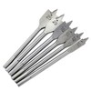 Aussel 6PCS Wood Flat Drill Bits Set 10,12,16,18,20&25mm Woodworking Hole