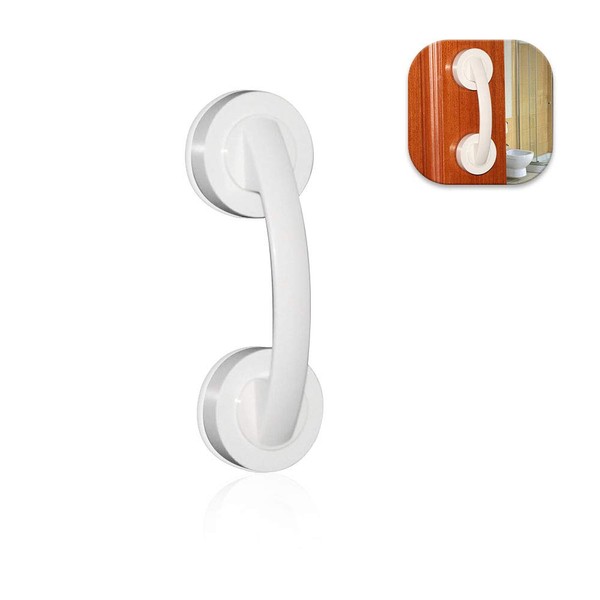 Kytpyi Suction Cup Grab Bar Bathroom Anti-Slip Safety Suction Grab Rails Portable Mobility Handle with Super Strong Suction Cup for Shower Room Window Door Drawer Cabinet
