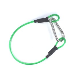 Waist Tape Holder Lanyard for Gaffers Tape Steel Carabiner Clip Hanging Rope for Photography Film Stage Television Production Carrying Tool (Blue)