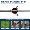 Heavy-Duty Spiral Ground Anchors for Umbrellas & Poles - 17"