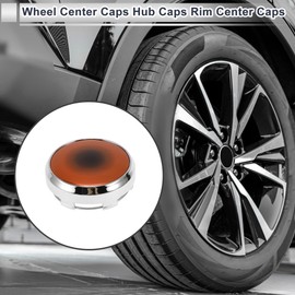 ACROPIX 4pcs Wheel Center Caps Hub Caps Rim Center Caps 61.5mm 66mm Wheel Caps Hub Caps Center Cover Plastic 6 Clips Silver Tone