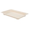 Restaurantware Pulp Tek 6.5 x 4.5 Inch Small Sushi Trays