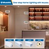 Muzata 10Pack 3.3FT/1M Excellent Spotless LED Channel LED Strip Diffuser