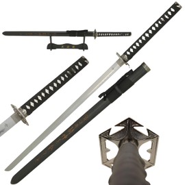 Snake Eye Tactical Classic-Two Tone Samurai Katana Sword Comes with Display Stand (431)
