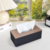 KINGFOM Tissue Case Modern Design Tissue Box Luxury PU Leather
