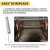 Dewuyanse 7 Inch Recliner Springs Replacement, Stainless Steel, Couch Spring