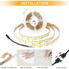 PAUTIX COB LED Strip Light White CCT Tunable 3200LEDs,CRI90+ 16.4ft/5m