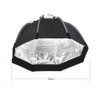 55cm Foldable 8-Pole Octagon Softbox with Soft Cloth Carrying Bag