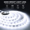 Onforu LED Strip Lights,39.37ft 6000K Dimmable Daylight White Tape Light,12m