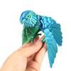 LYROYREG 3D Printed Parrot Model, 3D Printed Fidget Animals,3D Crystal