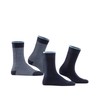 ESPRIT Women's Refined Piqué 2-Pack W SO Socks, Blue (Marine