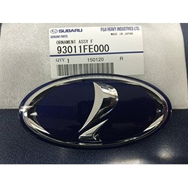 Subaru 2002 to 2011 Impreza 2004 to 2009 Sti WRX Blue i Front Grille Emblem Badge Sport Genuine