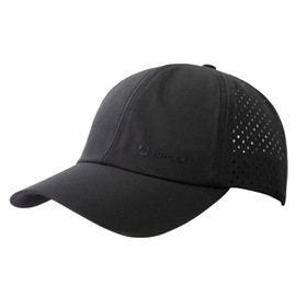 TOP-EX XL/XXL Breathable Baseball Cap Men's UV Protection Summer Cap Sun Hat Baseball Cap Running Cap Sports Golf Cap, 95556-Black