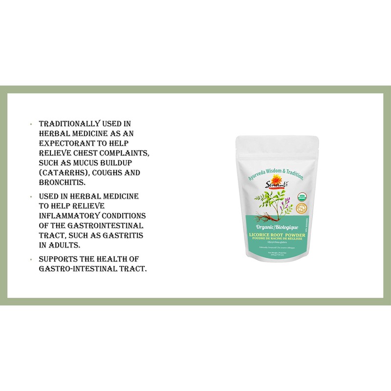 Sewanti Organic Licorice Powder, 200 g (Pack of 1)