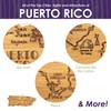 Totally Bamboo Puerto Rico Destination Bamboo Serving and Cutting Board