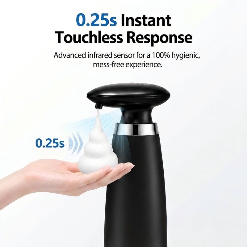 Automatic Foaming Soap Dispenser - Type-C Rechargeable Touchless Soap Pump