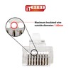 ITBEBE - Conectores RJ45 chapados en Oro (Cat5, Cat5e, 8P8C,